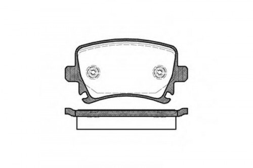 P1131300 WOKING комплект тормозных колодок P1131300 WOKING комплект тормозных колодок