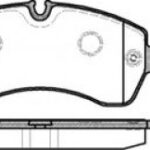P1343300 WOKING комплект тормозных колодок