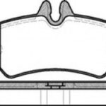 P1346300 WOKING комплект тормозных колодок