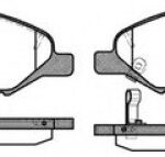 P1393302 WOKING комплект тормозных колодок