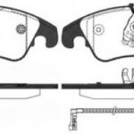 P1204331 WOKING комплект тормозных колодок