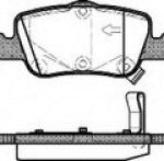 P1256302 WOKING комплект тормозных колодок