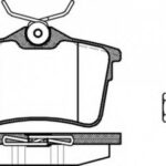 P1282300 WOKING комплект тормозных колодок