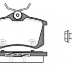 P1291300 WOKING комплект тормозных колодок