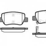 P1503302 WOKING комплект тормозных колодок