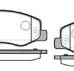 P1542301 WOKING комплект тормозных колодок