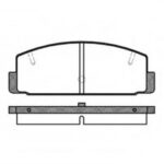 P079320 WOKING комплект тормозных колодок