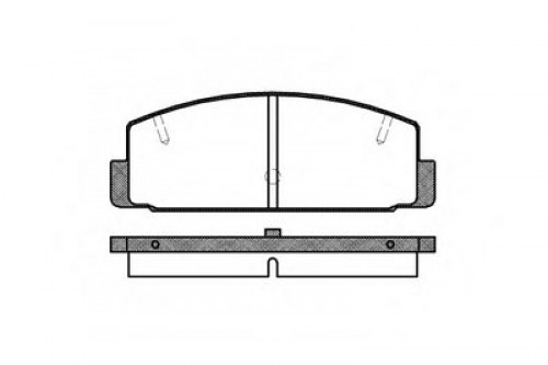 P079320 WOKING комплект тормозных колодок P079320 WOKING комплект тормозных колодок