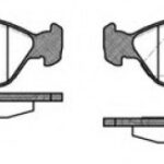 P386310 WOKING комплект тормозных колодок