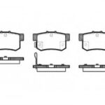 P225322 WOKING комплект тормозных колодок