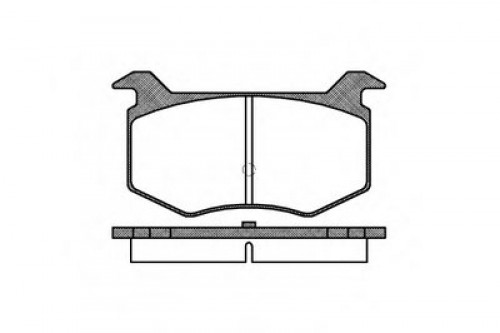 P288300 WOKING гальмівні колодки пер. moskvich