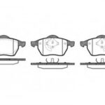 P290301 WOKING комплект тормозных колодок