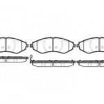 P745322 WOKING комплект тормозных колодок