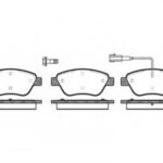 P958301 WOKING комплект тормозных колодок