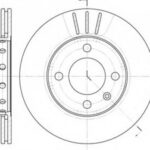 D642610 WOKING тормозной диск