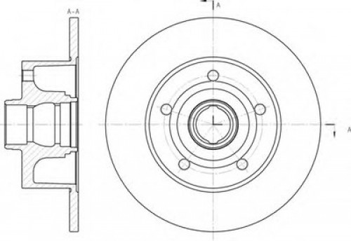 D643100 WOKING тормозной диск D643100 WOKING тормозной диск