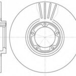 D651810 WOKING тормозной диск