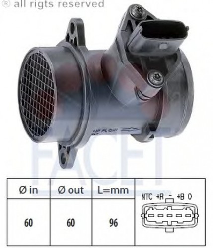 101158 FACET расходомер воздуха