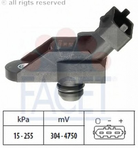 103014 FACET датчик давления воздуха