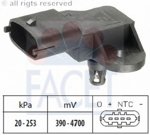 103092 FACET датчик давления воздуха 103092 FACET датчик давления воздуха