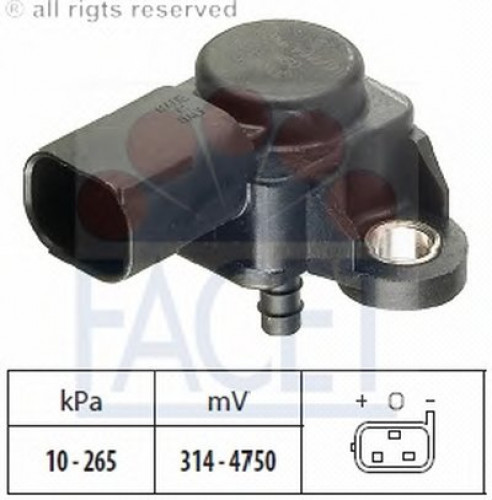 103102 FACET датчик давления воздуха