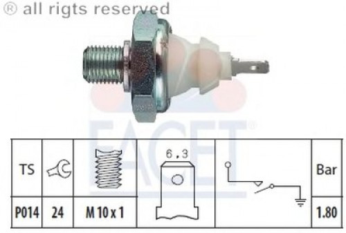 70045 FACET выключатель с гидропроводом