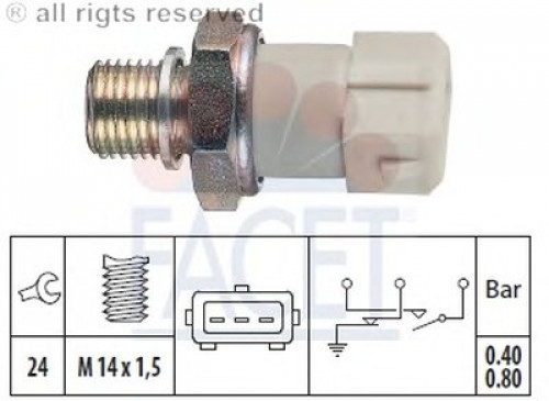 70070 FACET выключатель с гидропроводом