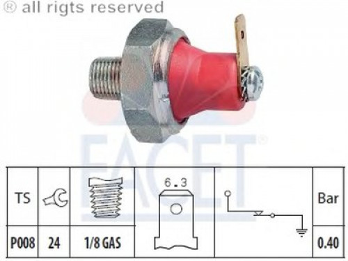 70094 FACET выключатель с гидропроводом