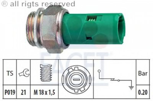 70110 FACET выключатель с гидропроводом