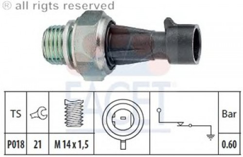 70129 FACET выключатель с гидропроводом