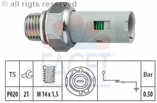70151 FACET выключатель с гидропроводом
