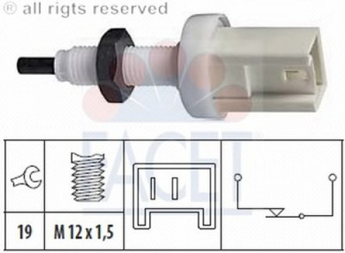 71066 FACET выключатель фонаря сигнала торможения