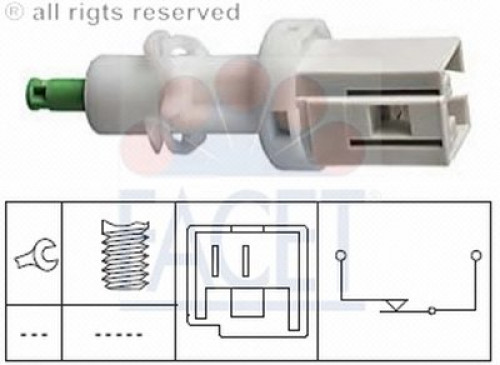 71068 FACET выключатель фонаря сигнала торможения; выключатель