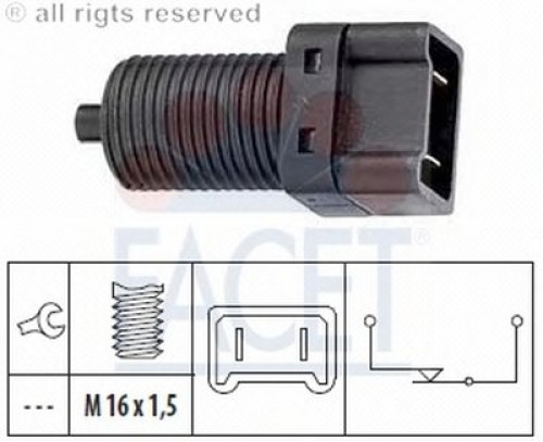 71075 FACET выключатель фонаря сигнала торможения