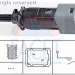 71150 FACET выключатель фонаря сигнала торможения; выключатель