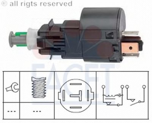 71163 FACET выключатель фонаря сигнала торможения 71163 FACET выключатель фонаря сигнала торможения