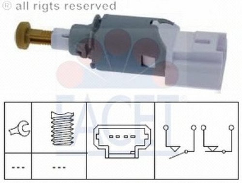 71225 FACET выключатель фонаря сигнала торможения