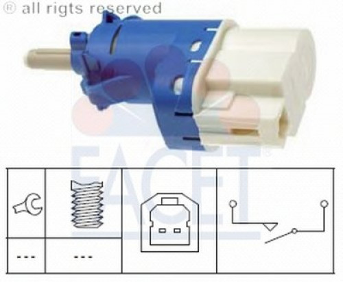 71237 FACET выключатель фонаря сигнала торможения