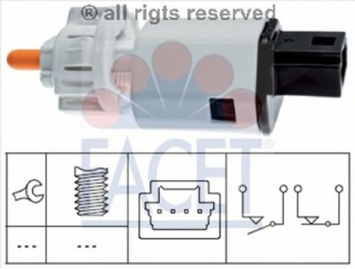 71275 FACET выключатель фонаря сигнала торможения