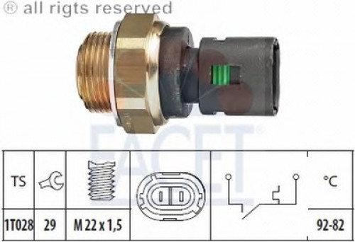 75128 FACET термовыключатель
