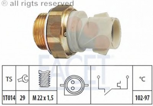 75137 FACET термовыключатель