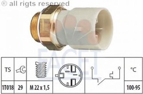 75147 FACET термовыключатель