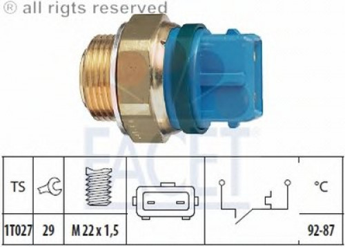 75201 FACET термовыключатель 75201 FACET термовыключатель
