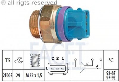 75629 FACET термовыключатель