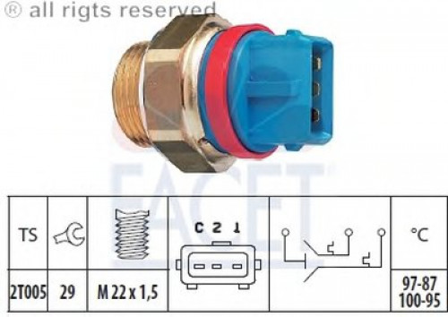 75631 FACET термовыключатель 75631 FACET термовыключатель