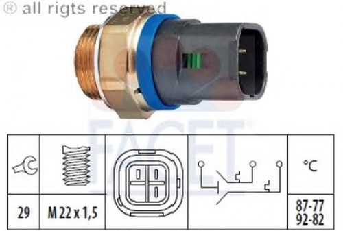 75647 FACET термовыключатель