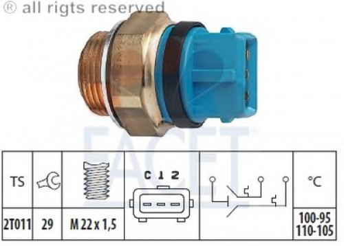 75672 FACET термовыключатель 75672 FACET термовыключатель