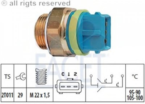 75677 FACET термовыключатель