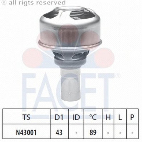 78246 FACET термостат