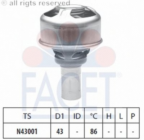 78247 FACET термостат